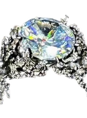 Mr.Bling满钻藤蔓珍珠鸽子蛋戒指