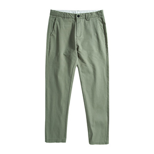 休闲裤子男款秋冬直筒宽松挺括男裤韩版潮流锥形九分裤男加绒长裤