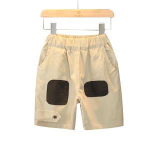 宝宝短裤夏季薄款纯棉透气女男童可开档宽松棉麻裤子小童休闲中裤