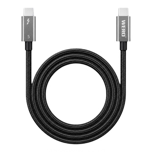 WERO雷电5认证数据线精英版240W兼容雷电3/4 USB4数据传输线DP2.1