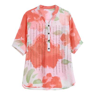 棉麻天丝时尚T恤厂家亏本三天