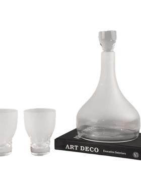 高级感玻璃醒酒器酒杯水壶套装