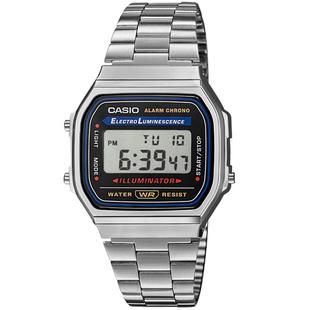 Casio卡西欧手表小方块复古运动电子学生手表A168WA-1W