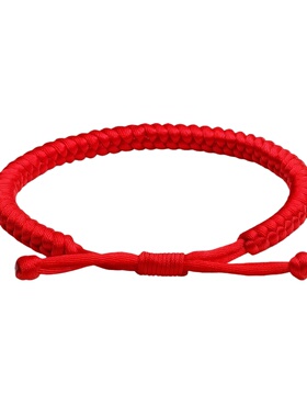 本命年红绳手链手工编织男女手绳