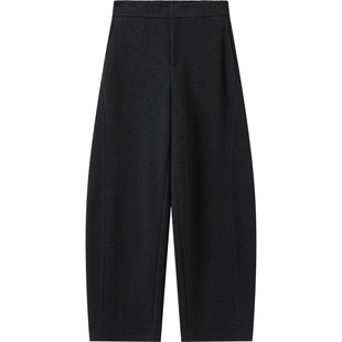 播商场同款气质休闲裤女秋冬新款宽松通勤阔腿长裤BDS4KD3510