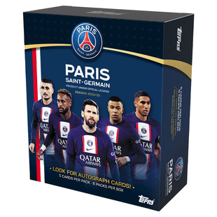 23 Topps PSG 大巴黎队盒Paris Team Set  足球球星卡收藏卡