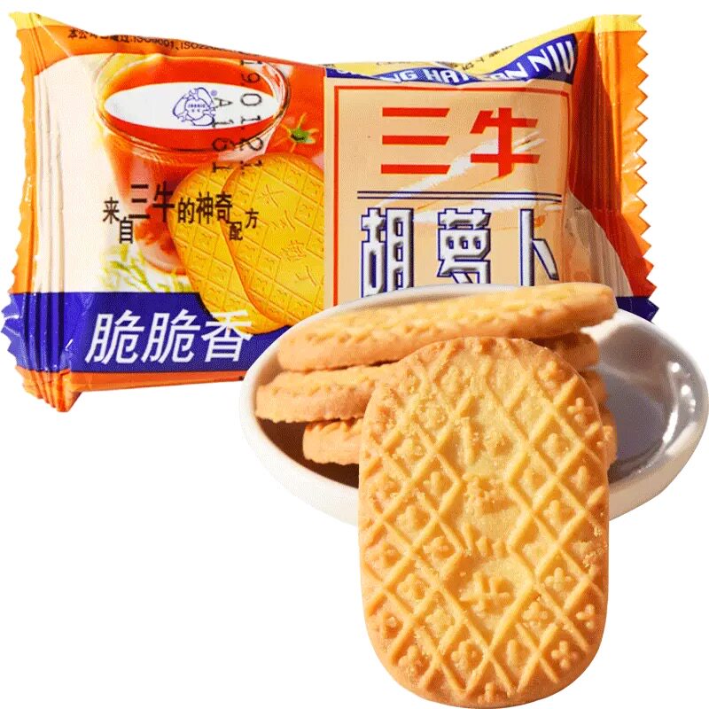 上海三牛胡萝卜饼干1500g