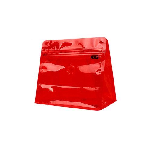 半磅单向排气阀咖啡豆袋子10只魔方八边封牛皮纸铝箔咖啡豆包装袋