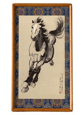 徐悲鸿-奔马腾飞版画客厅装饰画