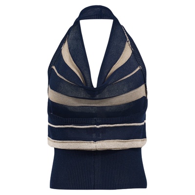 PALAVAS新品条纹撞色背心吊带