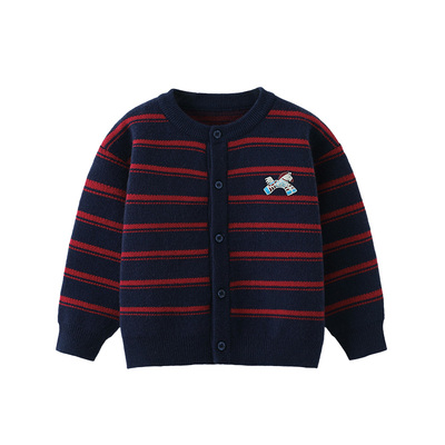 [抗静电起球]齐齐熊男童毛衣开衫