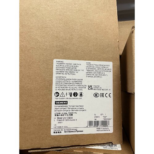 议价3RA61201DB33SIRIUS紧凑型负荷馈线适用