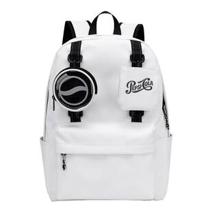 Pepsi/百事双肩包女大容量旅行背包男初中生高中大学生书包电脑包