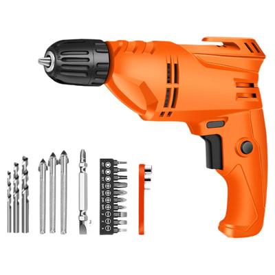 手电钻220v家用冲击钻有线插电手枪钻多功能电转电动工具小型电钻