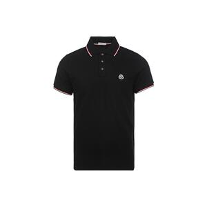 【自营】Moncler/盟可睐男士通勤休闲logo徽标棉质短袖polo衫T恤