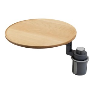 适用smart精灵#5#3#1号车载茶台中控悬浮小桌板实木可旋转圆桌子