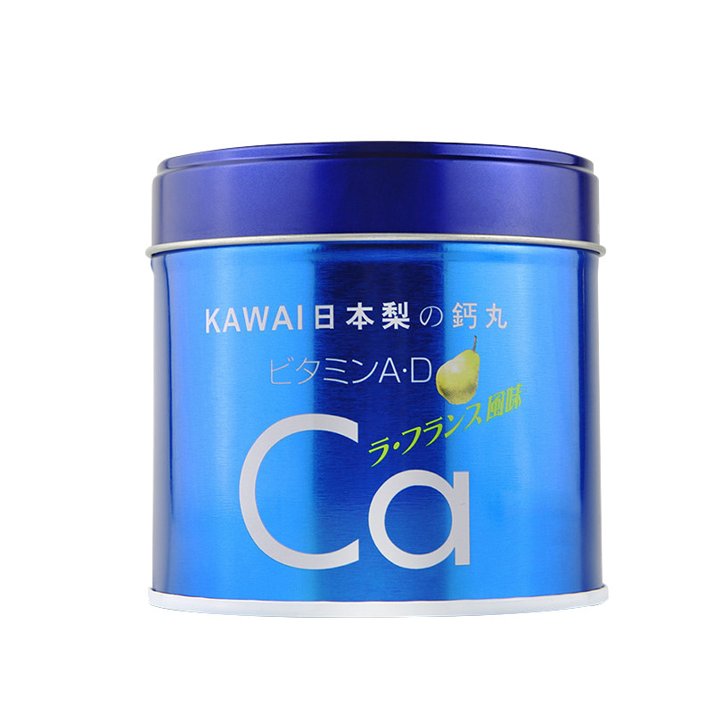 日本进口kawai梨之钙卡哇伊大木复合维生素ad鱼肝油钙片直邮正品