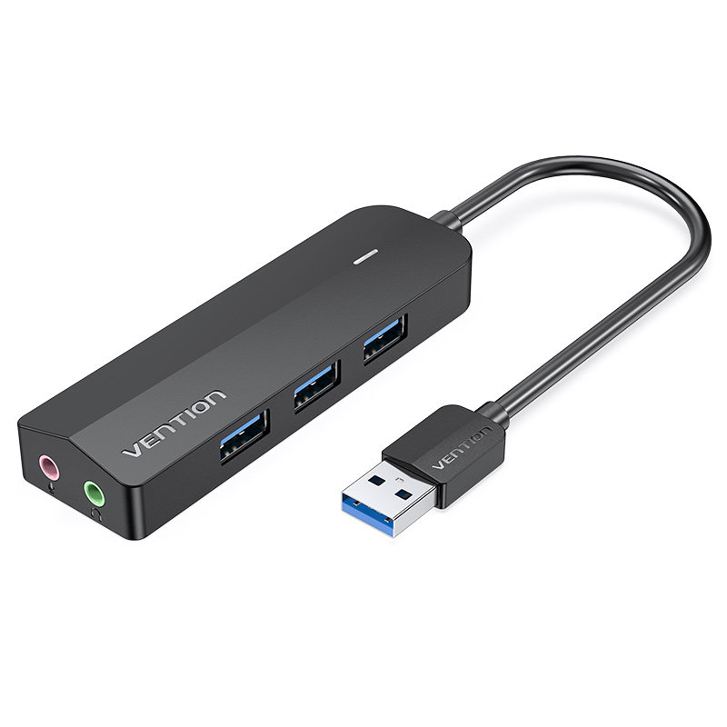 usb3.0扩展坞耳机双孔供电分线器