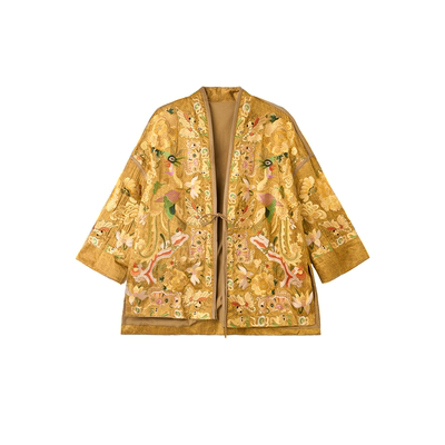 宫小妍香云纱新中式外套