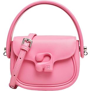Tata他她粉色多巴胺单肩包女质感迷你斜挎手提包2025秋新X3205AX4