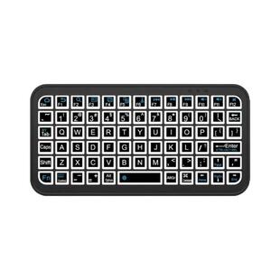 迷你掌上键盘七彩背光便携式充电款蓝牙连接精致小巧办公女生专用