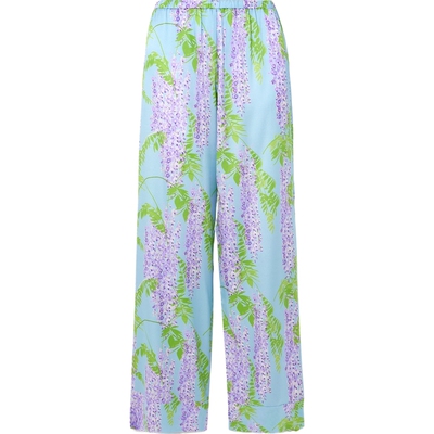 【38开门红】BERNADETTE女士花卉印花弹力真丝睡裤