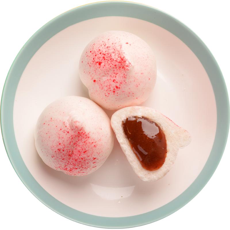 德心正点寿桃馒头包子速冻