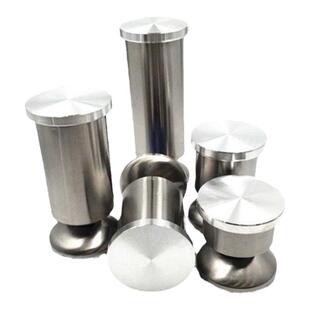 玻璃茶几脚家用桌脚支架不锈钢支撑杆家具脚茶几腿四脚玻璃桌子腿