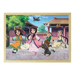 甜心格格高难度木质拼图3-6-10岁以上儿童益智玩具女孩礼物有相框