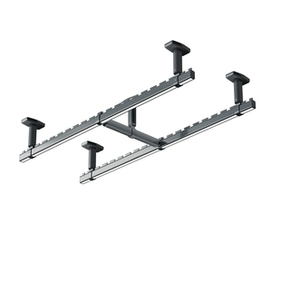 铝合金阳台顶装固定式晾衣杆防风悬挂式家用晾衣架多功能晾晒衣杆