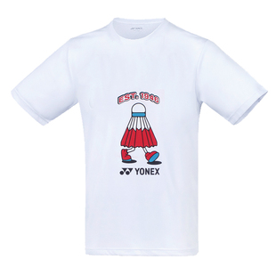 尤尼克斯yonex羽毛球服女童男童速干短袖t恤yy儿童训练服上衣秋冬