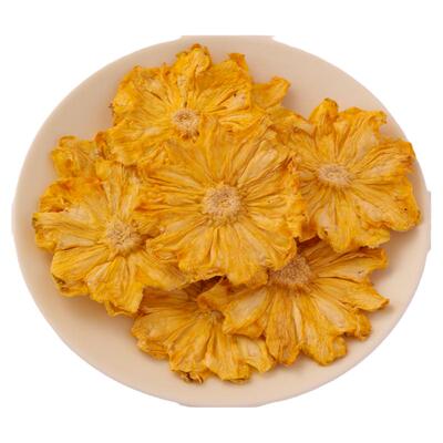 新鲜泡水烘干凤梨干水果菠萝片干