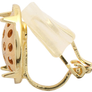 网筛网片穿珠耳饰手工配件（1对）铜质三角夹品质耳夹diy手作材料