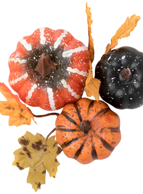 仿真南瓜万圣节布置拍照道具摆件