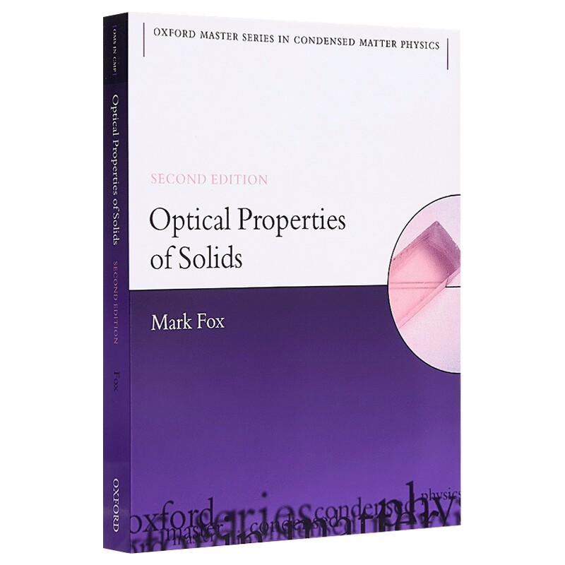 Optical Properties of Solids 固体光学性质英文原版进口书籍