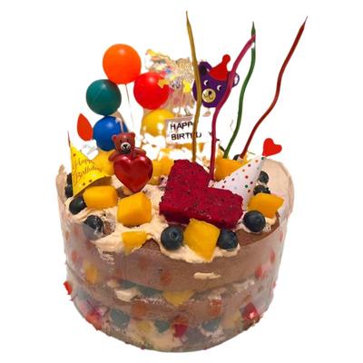 西瓜榴莲蛋糕装饰小配件