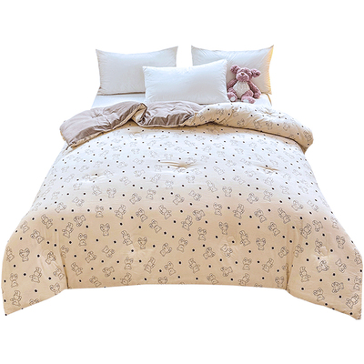 新疆棉填充棉花被亲肤云朵棉面料