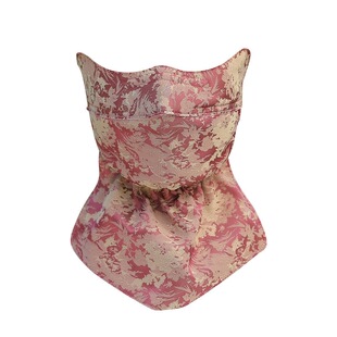 长款护脖防晒口罩女夏季薄款护脸开口透气3D立体骑行遮阳国风面罩