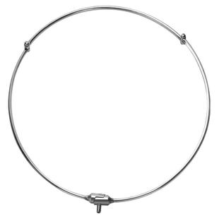 实心空心不锈钢抄网圈特大号抄网头青鲟鱼大物网布可折叠螺丝8mm