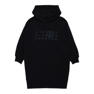 现货Moschino童装26春夏女童休闲风百搭小熊LOGO连衣裙长裙