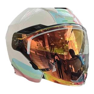 MOTORAX/摩雷士S30头盔男摩托车半盔女四季骑士机车双镜片3/4盔秋