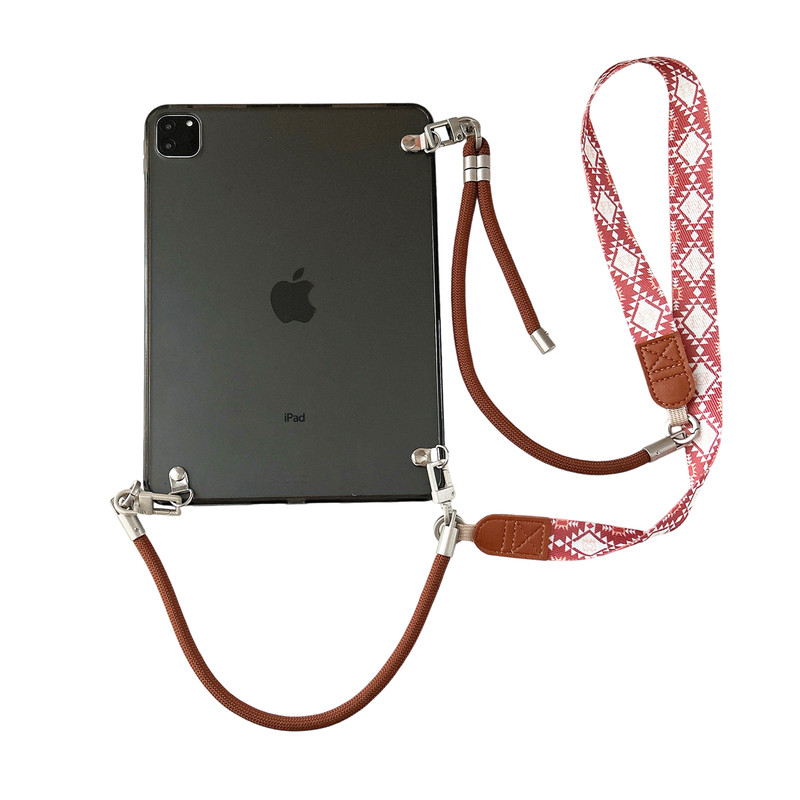 iPad亚克力全包防弯带挂绳