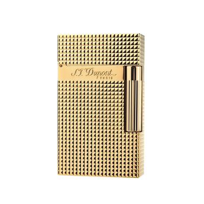 【自营】S.TDupont法国都彭LIGNE2朗声系列镀金镀银打火机柔火焰