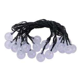 太阳能庭院灯串户外露营装饰LED灯花园阳台氛围灯圣诞挂树彩灯带