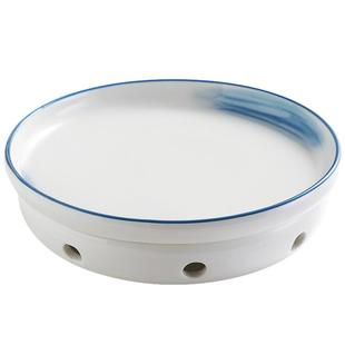 陶瓷加热炉保温菜盘子明炉水煮鱼盘餐具创意干锅碗酒精蜡烛加热炉