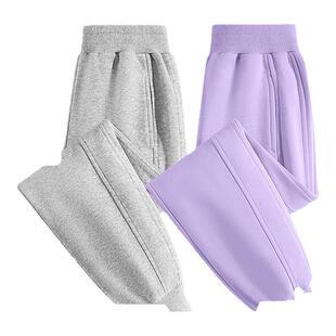 真维斯童装女童卫裤秋冬款女大童冬装裤子儿童2026新款加绒运动裤