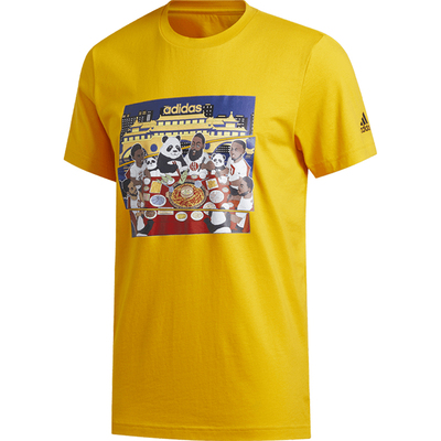 阿迪达斯男士运动短袖