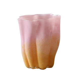 创意白菜玻璃花瓶摆件客厅插花瓶大号轻奢家用水养鲜花插瓶玻璃盆