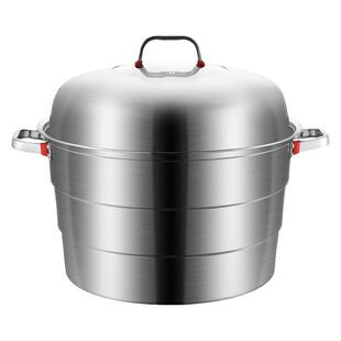 不锈钢蒸锅家用商用多层蒸笼馒头包子大蒸锅特大号超大燃气灶专用