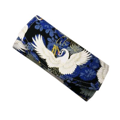 布邑国潮棉布磁扣布艺钢笔收纳袋